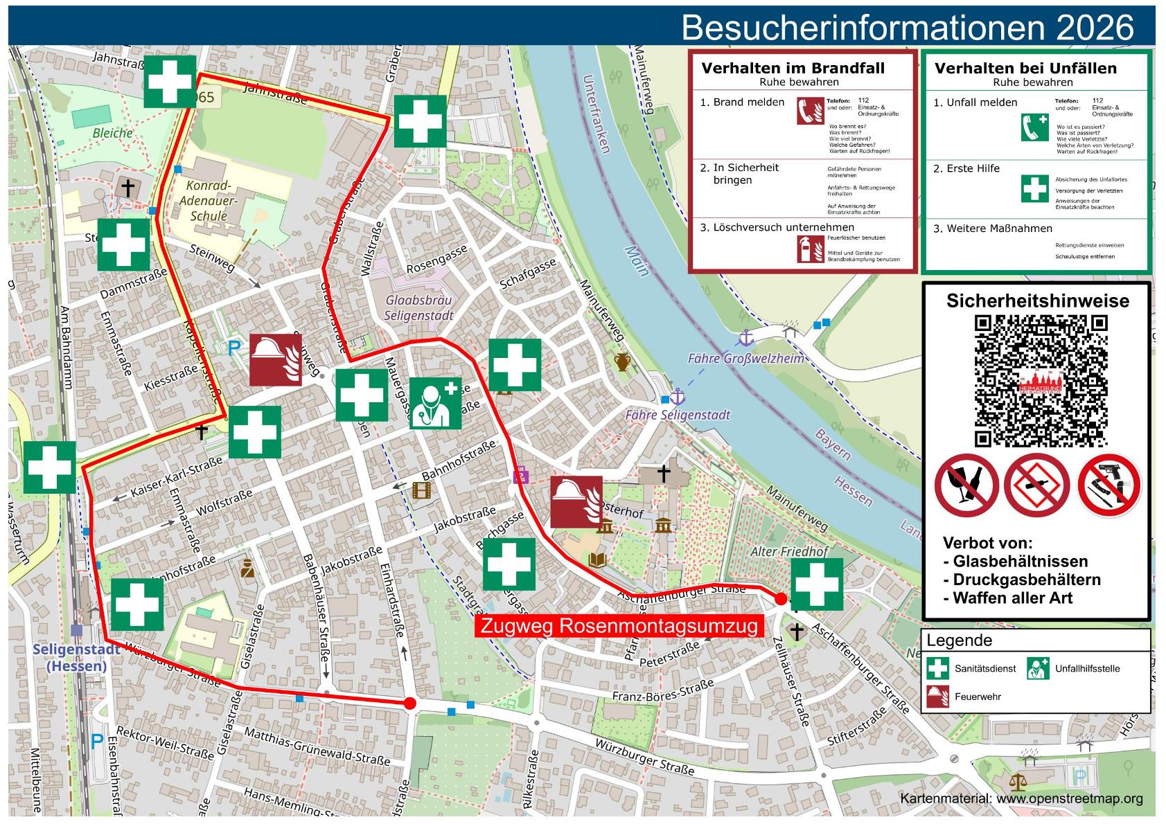 Flyer Sicherheitsinformationen Rosenmontag 2026 2